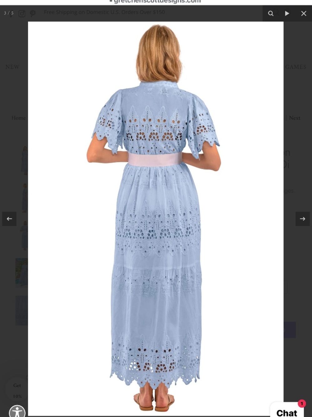 Gretchen Scott eyelet dress, afternoon wedding guest? - Picture 2 of 4
